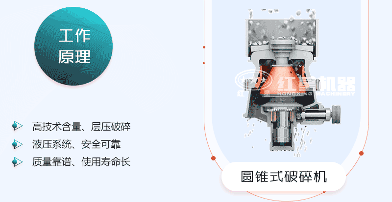新一代单缸圆锥破碎机内部结构 新一代单缸圆锥破碎机内部结构